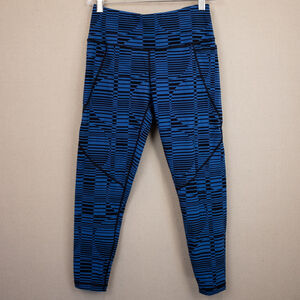 Sweaty Betty Power blue blacK 7/8 leggings-4